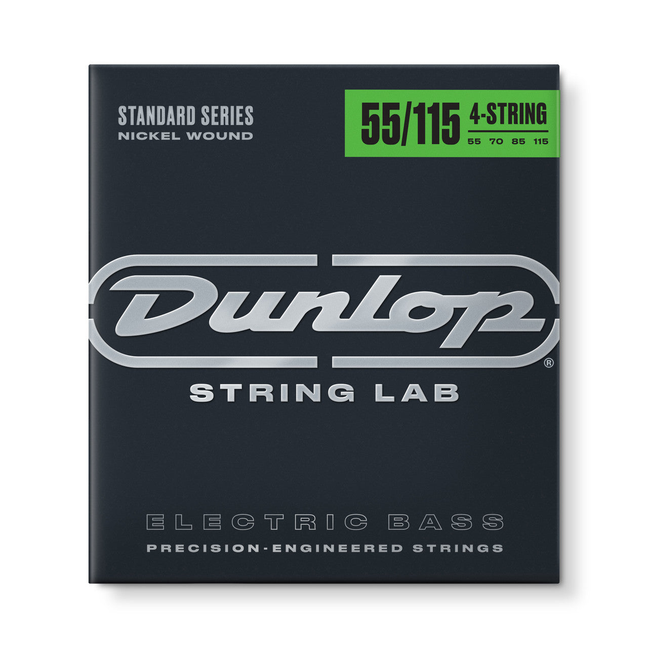 Dunlop DBN55115 Nickel Wound Bass Strings, Extra-Heavy 4-String Set 55-115