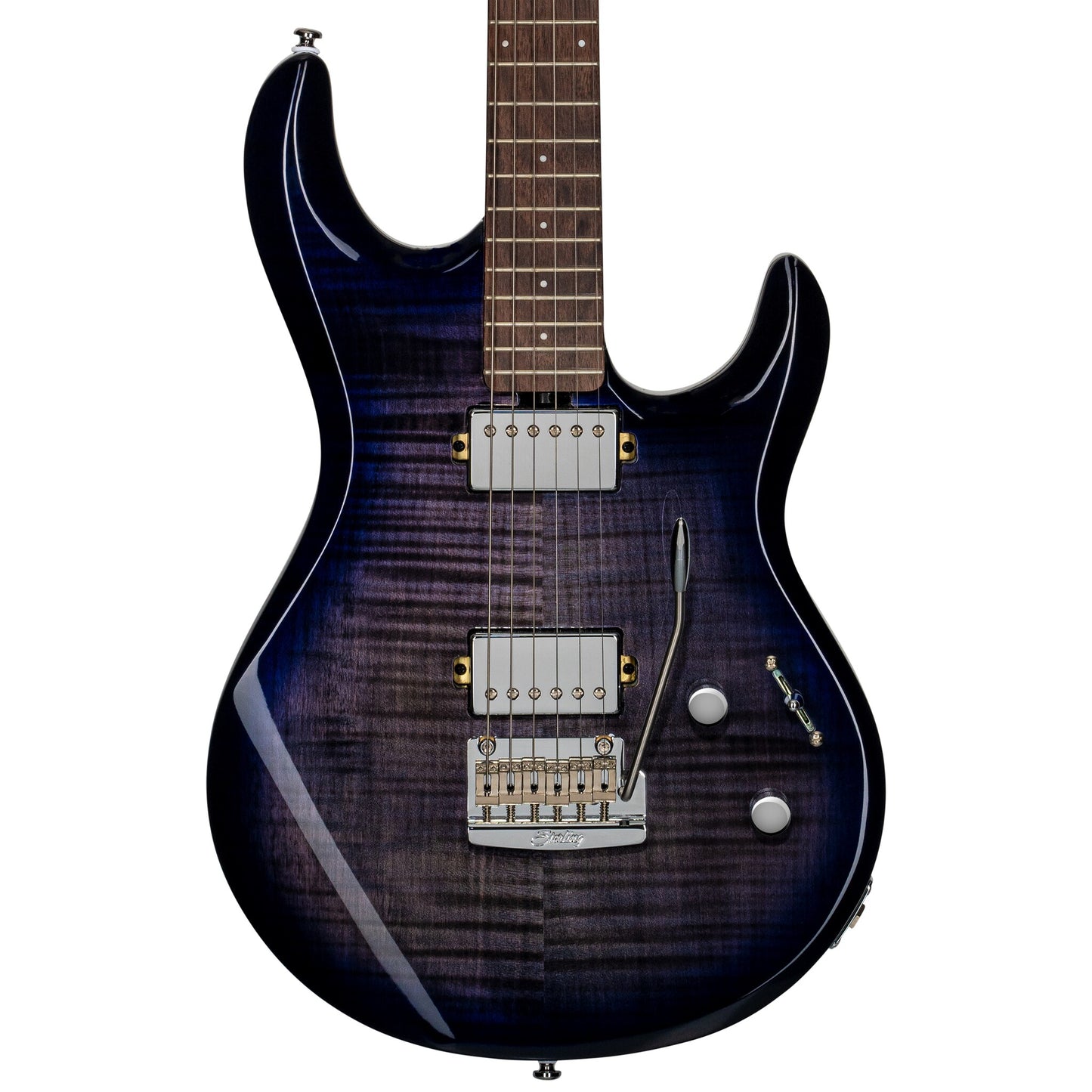 Sterling by Music Man Luke Signature, Flame Maple Blueberry Burst (Steve Lukather)