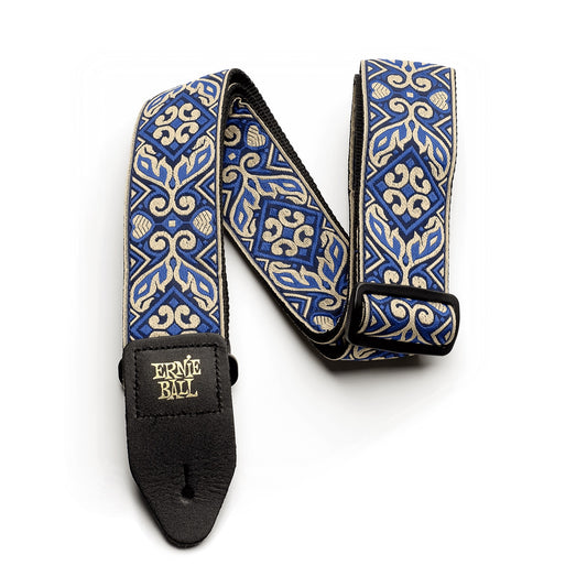 Ernie Ball Tribal Blue Jacquard Guitar Strap