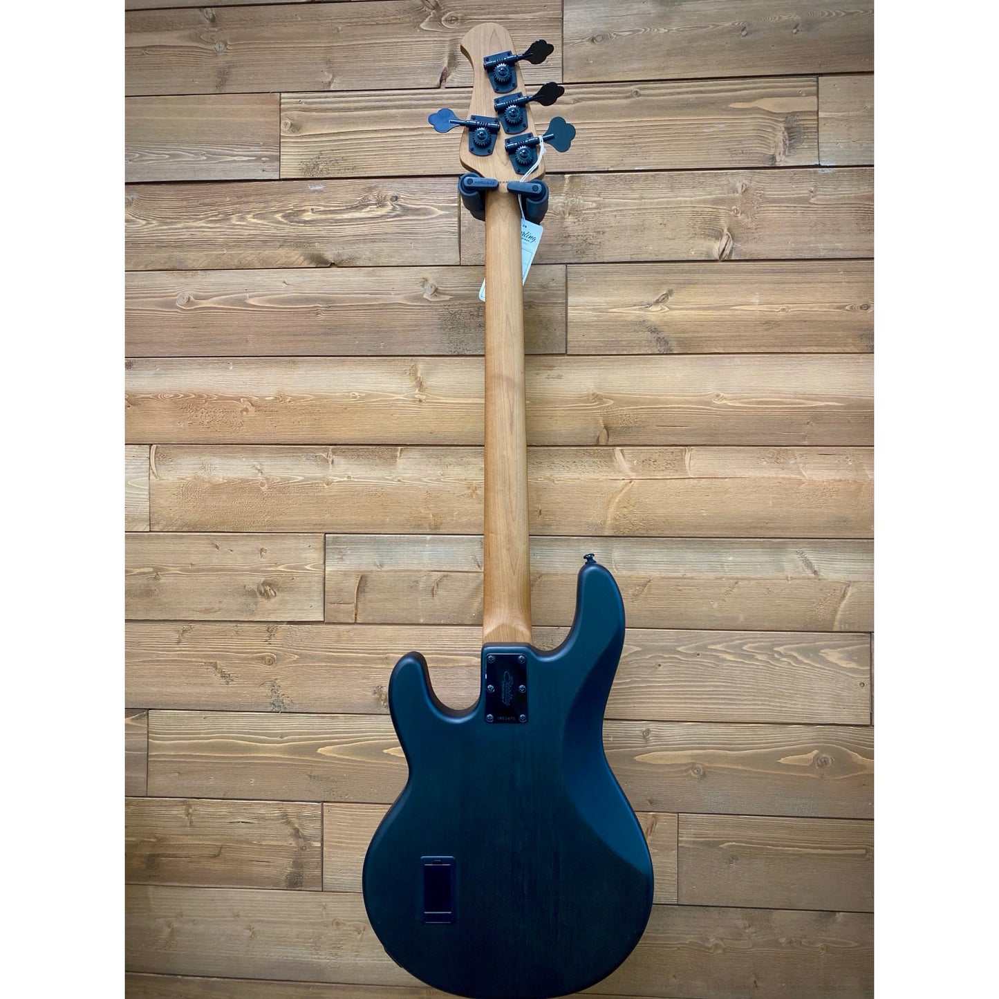 Sterling by Music Man StingRay Ray34, 4-String Bass, Trans Black Satin, Flame Maple, UNIQUE non-production sample (MINT)